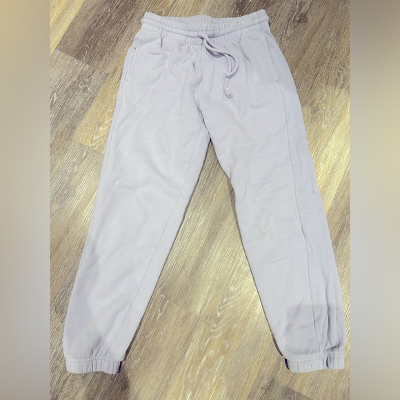 TNA Lilac Cozy Fleece Boyfriend Sweatpant - Picture 1 of 6